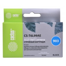Картридж струйный Cactus CS-T6L99AE №903(есть ограничения по прошивке) черный (21.6мл) для HP OJP 6950/6960/6970