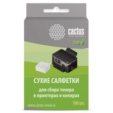 Салфетки Cactus CS-P2003E для сбора тонера 100шт сухих