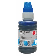 Чернила Cactus CS-I-CLI481C голубой 100мл для Canon Pixma TR7540/TR8540/TS6140/TS8140/TS9140