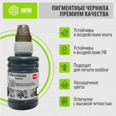 Чернила Cactus CS-I-PGI450 черный пигментный 100мл для Canon Pixma iP6840/iP7240/iP8740/iX6840/MG5440/MG5540