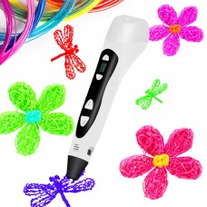 Ручка 3D Cactus CS-3D-PEN-C-WT PLA ABS LCD белый