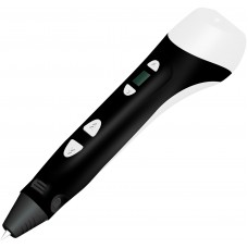 Ручка 3D Cactus CS-3D-PEN-C-BK PLA ABS LCD черный