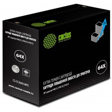 Картридж лазерный Cactus CS-CC364X-MPS CC364XX черный (30000стр.) для HP LJ P4015/P4515