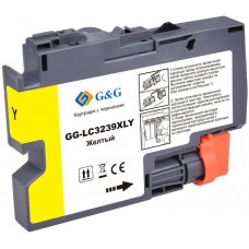 Картридж струйный G&G GG-LC3239XLY желтый (52мл) для Brother HL-J6000DW/J6100DW