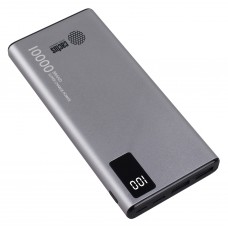 Мобильный аккумулятор Cactus CS-PBFSLT-10000_MAK 10000mAh 3A 2xUSB серый