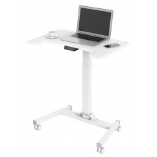 Стол для ноутбука Cactus VM-FDE101 столешница МДФ белый 80x60x123см (CS-FDE101WWT)