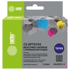 Картридж струйный Cactus CS-EPT0793 пурпурный (13.8мл) для Epson Stylus Photo 1400/1500/PX700/710