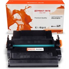 Картридж лазерный Print-Rite TFH098BPU1J PR-CF287X CF287X черный (18000стр.) для HP LJ M506dn/ M506n/ M506x