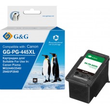 Картридж струйный G&G GG-PG-445XL черный (15мл) для Canon Pixma MG2440/2540/2940/iP2840