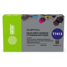 Картридж струйный Cactus CS-EPT7413 T7413 пурпурный (1100мл) для Epson SureColor SC-F6000/6200/7000