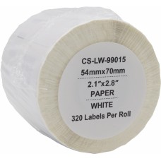 Этикетки Cactus CS-LW-99015 сег.:70x54мм черный белый 320шт/рул Dymo Label Writer 450/4XL