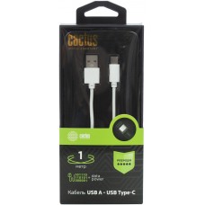 Кабель Cactus CS-USB.A.USB.C-1_MAK USB (m)-USB Type-C (m) 1м белый блистер