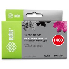 Картридж струйный Cactus CS-PGI1400XLM PGI-1400 пурп.пигм. (12мл) для Canon MB2050/MB2350/MB2040/MB2340