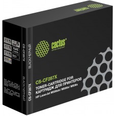 Картридж лазерный Cactus CS-CF287X CF287X черный (18000стр.) для HP LJ M506dn/ M506n/ M506x