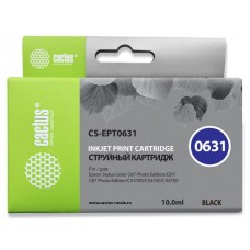 Картридж струйный Cactus CS-EPT0631 T0631 черный (14мл) для Epson Stylus C67/C87/CX3700/CX4100/CX4700