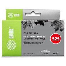 Картридж струйный Cactus CS-PGI525BK черный пигментный (16мл) для Canon Pixma iP4850/MG5250/MG5150/iX6550/MX88