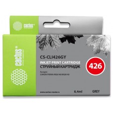 Картридж струйный Cactus CS-CLI426GY CLI-426GY серый (8.4мл) для Canon Pixma MG6140/MG8140