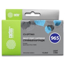 Картридж струйный Cactus CS-EPT965 T0965 светло-голубой (13мл) для Epson Stylus Photo R2880