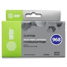 Картридж струйный Cactus CS-EPT968 T0968 черный матовый (13мл) для Epson Stylus Photo R2880