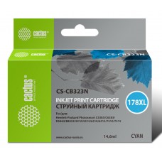 Картридж струйный Cactus CS-CB323N(CS-CB323) №178XL синий (14.6мл) для HP PS B8553/C5383/C6383/D5463/5510