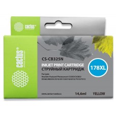 Картридж струйный Cactus CS-CB325N(CS-CB325) №178XL желтый (14.6мл) для HP PS B8553/C5383/C6383/D5463