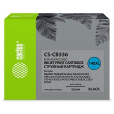 Картридж струйный Cactus CS-CB336 №140XL черный (29мл) для HP DJ D4263/D4363/DJ J5783/J6413/PSC C4273/C4283/C4343/C4383/C4473/C4483/C4583/C5283/D5363