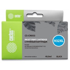 Картридж струйный Cactus CS-CN053 №932XL черный (40мл) для HP DJ 6600