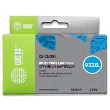 Картридж струйный Cactus CS-CN054 №933XL голубой (14мл) для HP DJ 6600