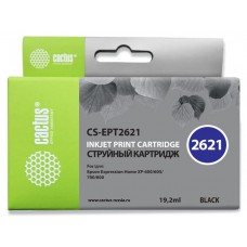 Картридж струйный Cactus CS-EPT2621 26XL черный (19.2мл) для Epson Expression Home XP-600/605/700/800