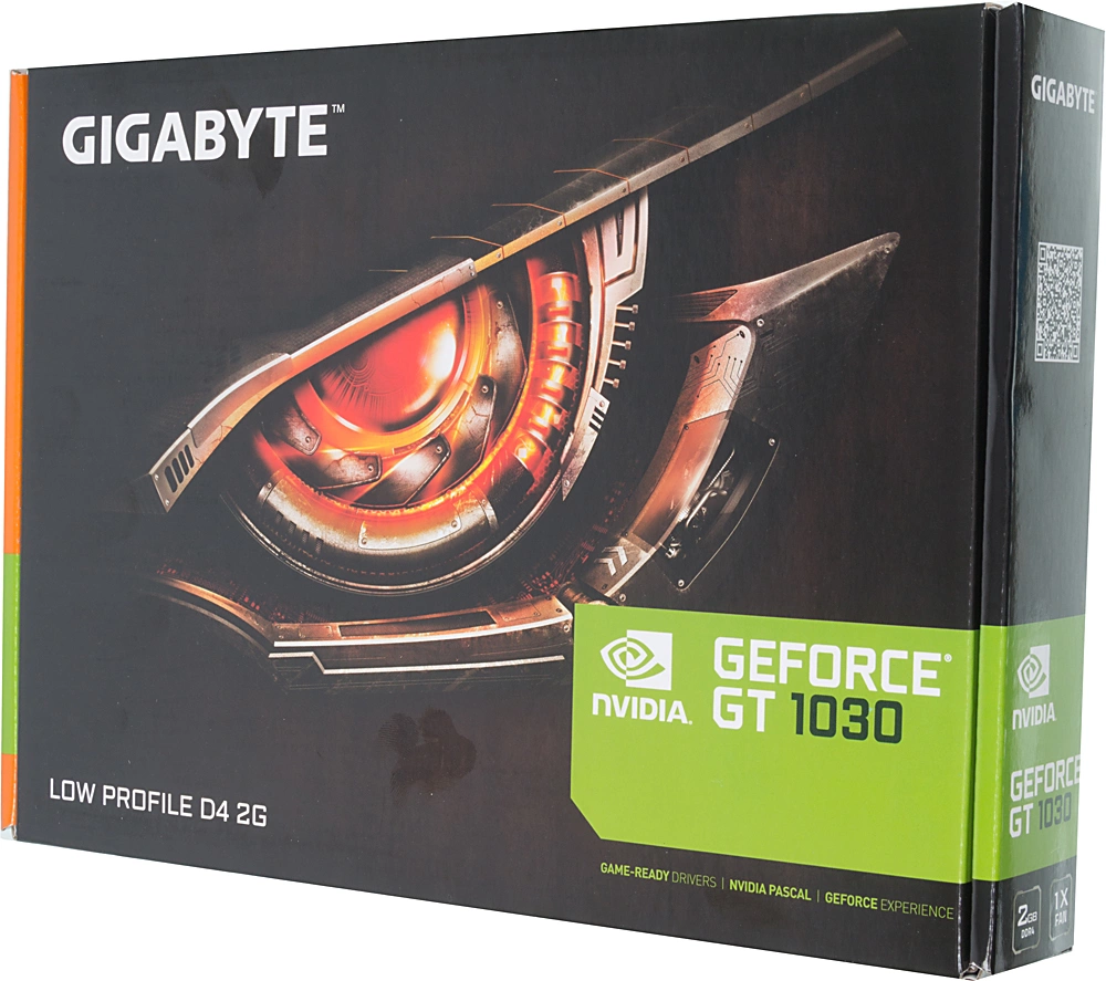 Видеокарта Gigabyte PCI-E 3.0 GV-N1030D4-2GL NVIDIA GeForce GT 1030 2Gb 64bit DDR4 1177/2100 DVIx1 HDMIx1 HDCP Ret low profile