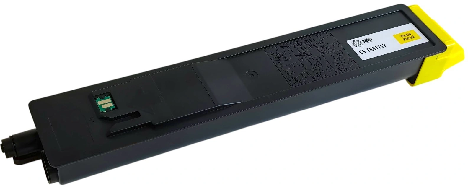 Картридж лазерный Cactus CS-TK8115Y TK-8115Y желтый (6000стр.) для Kyocera Mita Ecosys M8124cidn/M8130cidn