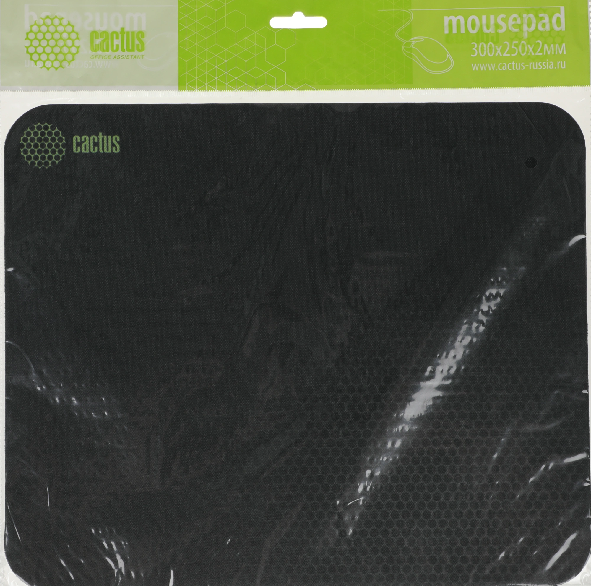 Коврик для мыши Cactus Black Mesh 300x250x3мм (CS-MP-D02M)