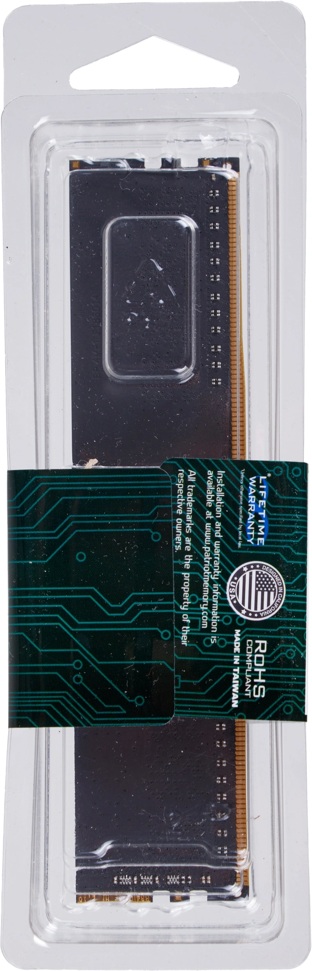 Память DDR4 8Gb 3200MHz Patriot PSD48G320081 Signature RTL Gaming PC4-25600 CL22 DIMM 288-pin 1.2В single rank Ret