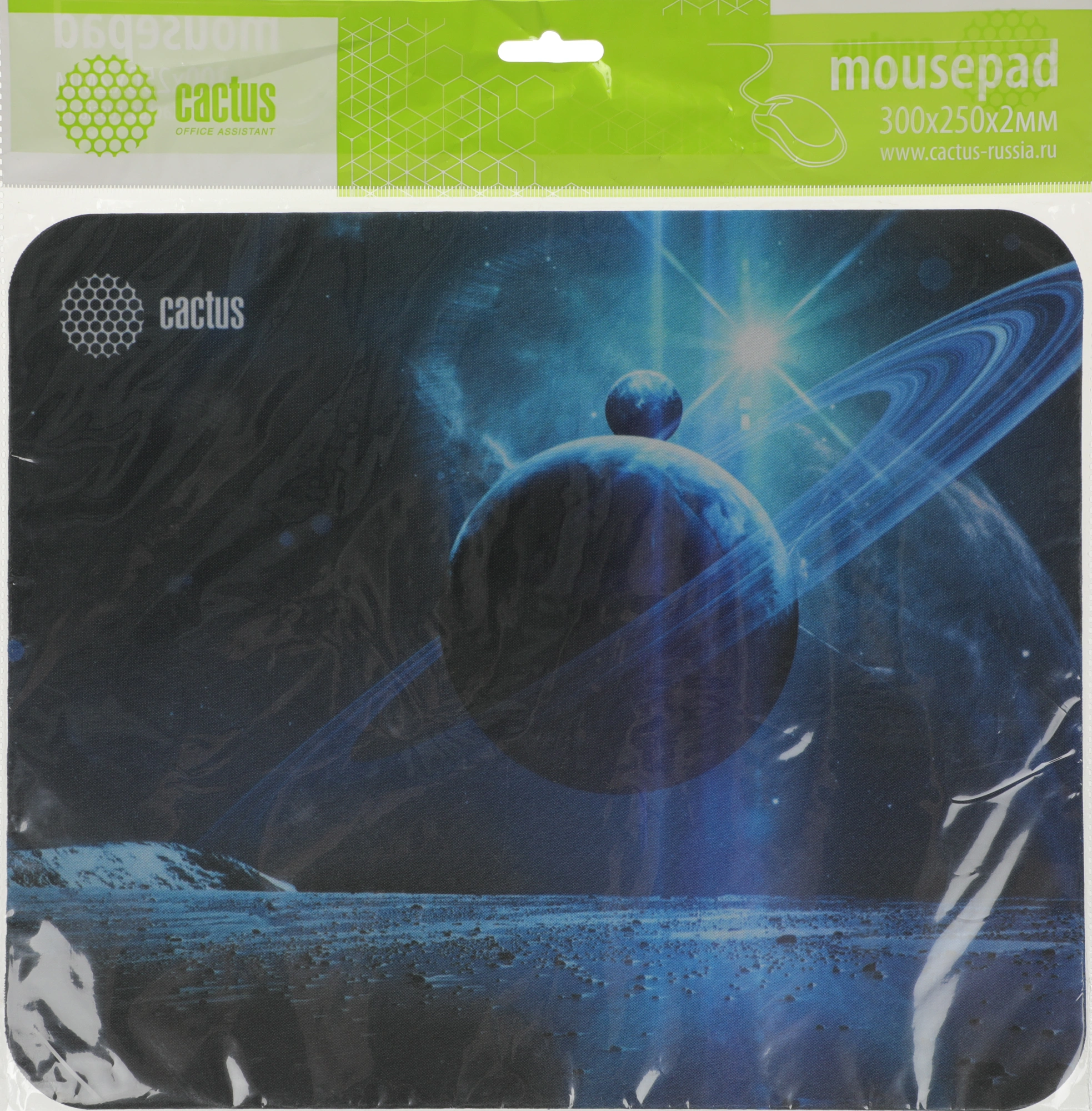 Коврик для мыши Cactus Saturn 300x250x2мм (CS-MP-P03M)