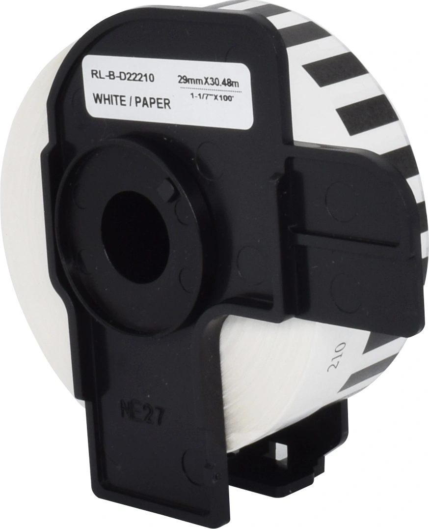 Картридж ленточный Cactus CS-DK22210 DK-22210 черный для Brother P-touch QL-500, QL-550, QL-700, QL-800