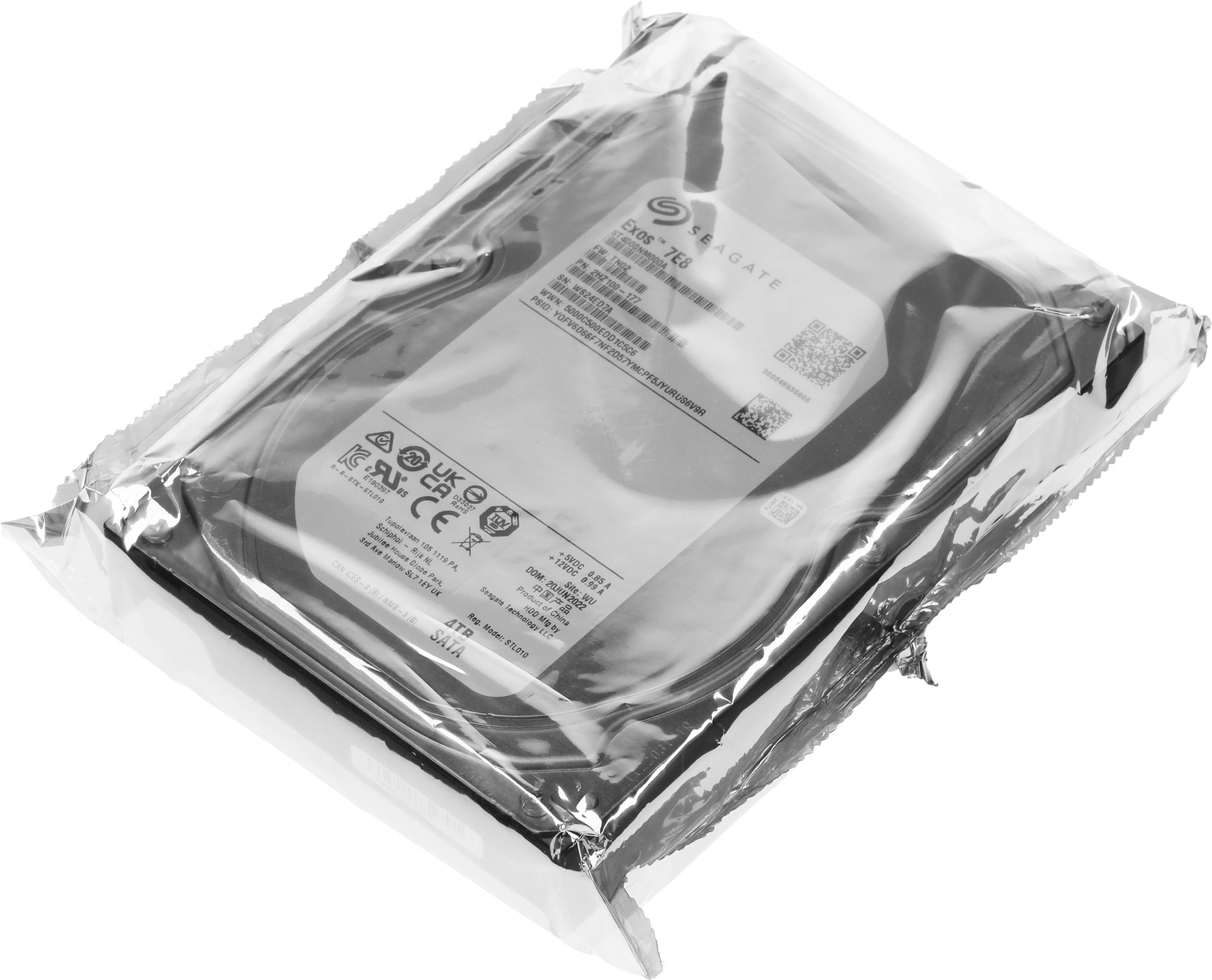 Жесткий диск Seagate SATA-III 4TB ST4000NM000A Server Exos 7E8 512N (7200rpm) 256Mb 3.5