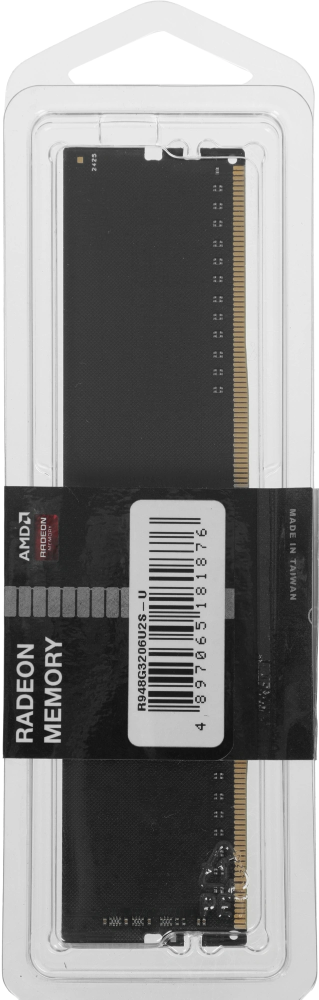 Память DDR4 8Gb 3200MHz AMD R948G3206U2S-U Radeon R9 Gamer Series RTL Gaming PC4-25600 CL16 DIMM 288-pin 1.35В Ret