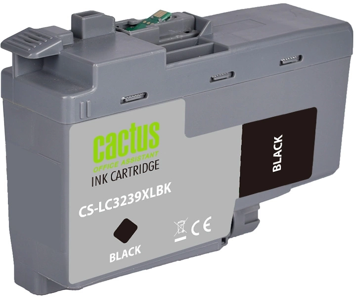 Картридж струйный Cactus CS-LC3239XLBK черный (129мл) для Brother HL-J6000DW/J6100DW