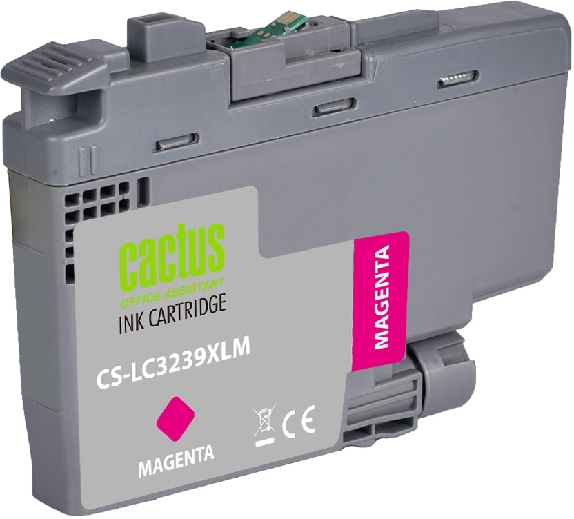 Картридж струйный Cactus CS-LC3239XLM пурпурный (52мл) для Brother HL-J6000DW/J6100DW