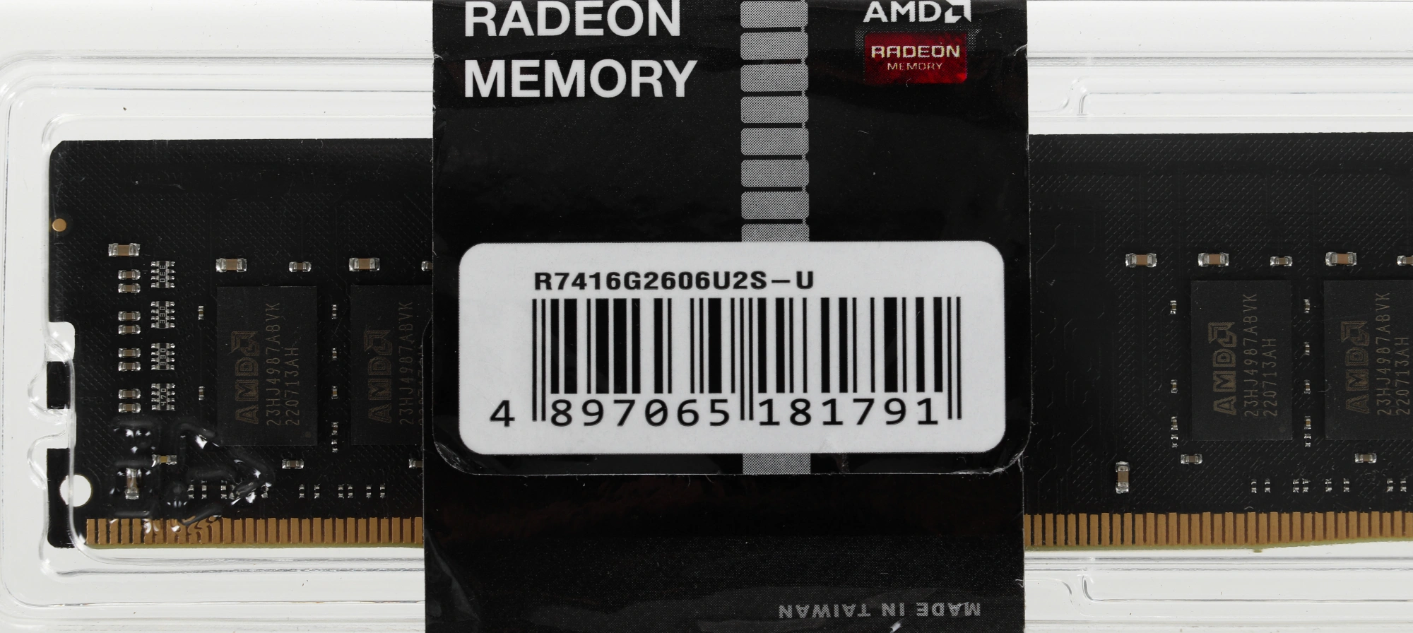 Память DDR4 16Gb 2666MHz AMD R7416G2606U2S-U Radeon R7 Performance Series RTL PC4-21300 CL16 DIMM 288-pin 1.2В single rank Ret