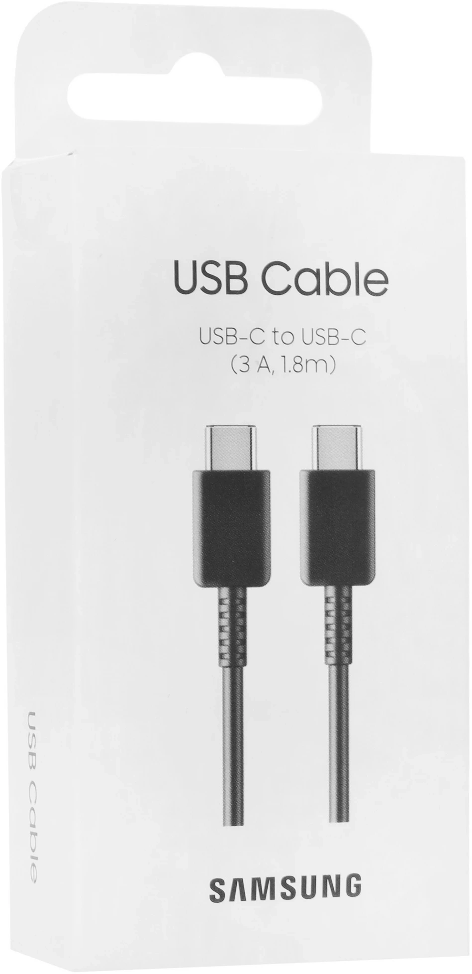 Кабель Samsung EP-DX310JBRGRU USB Type-C (m)-USB Type-C (m) 1.8м черный (упак.:1шт)