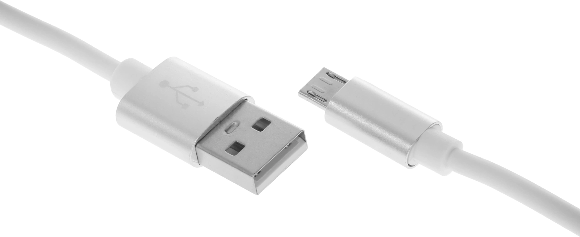 Кабель Cactus CS-USB.A.USB.MICRO-1 USB Type-C (m)-micro USB (m) 1м белый блистер