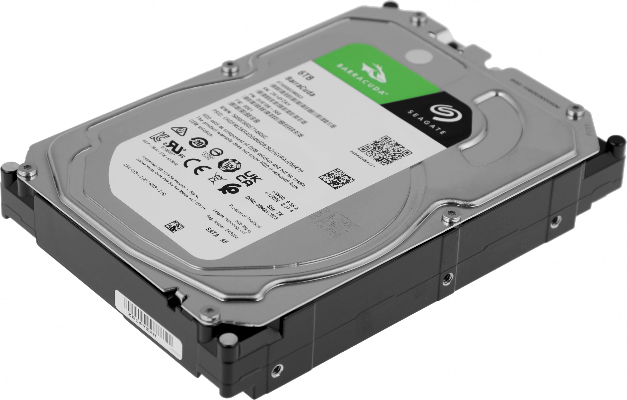 Жесткий диск Seagate SATA-III 6TB ST6000DM003 Desktop Barracuda 4KN (5400rpm) 256Mb 3.5