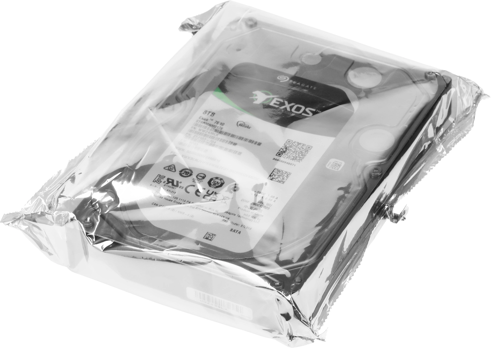 Жесткий диск Seagate SATA-III 8TB ST8000NM017B Server Exos 7E10 4KN (7200rpm) 256Mb 3.5