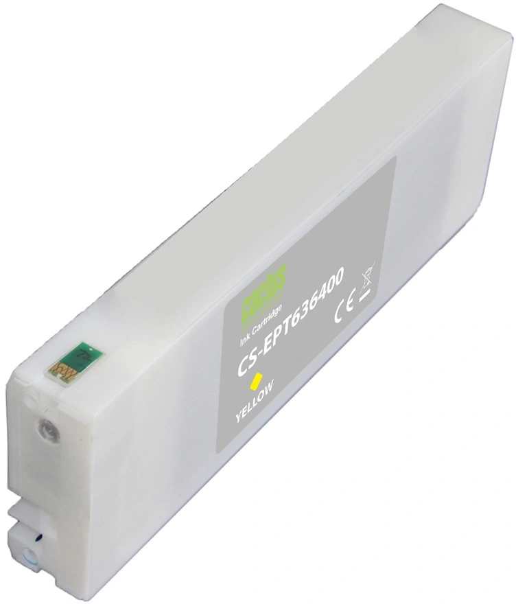 Картридж струйный Cactus CS-EPT636400 T6364 желтый (700мл) для Epson Stylus PRO 7700/7890/7900/9700
