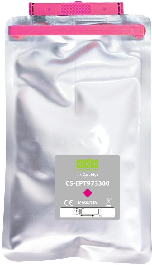 Картридж струйный Cactus CS-EPT973300 T9733 пурпурный (330мл) для Epson WorkForce WF-C869RD3TWFC/WF-C869RDTWF