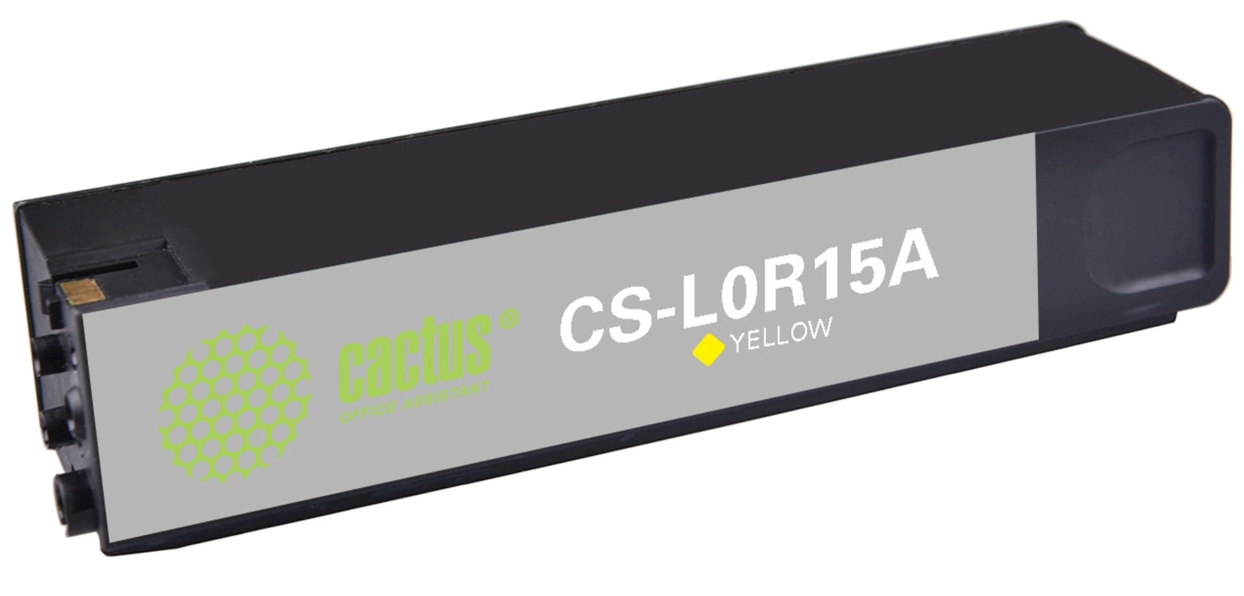 Картридж струйный Cactus CS-L0R15A 981Y желтый (240мл) для HP PageWide Enterprise Color 556dn/556xh/Flow MFP586z