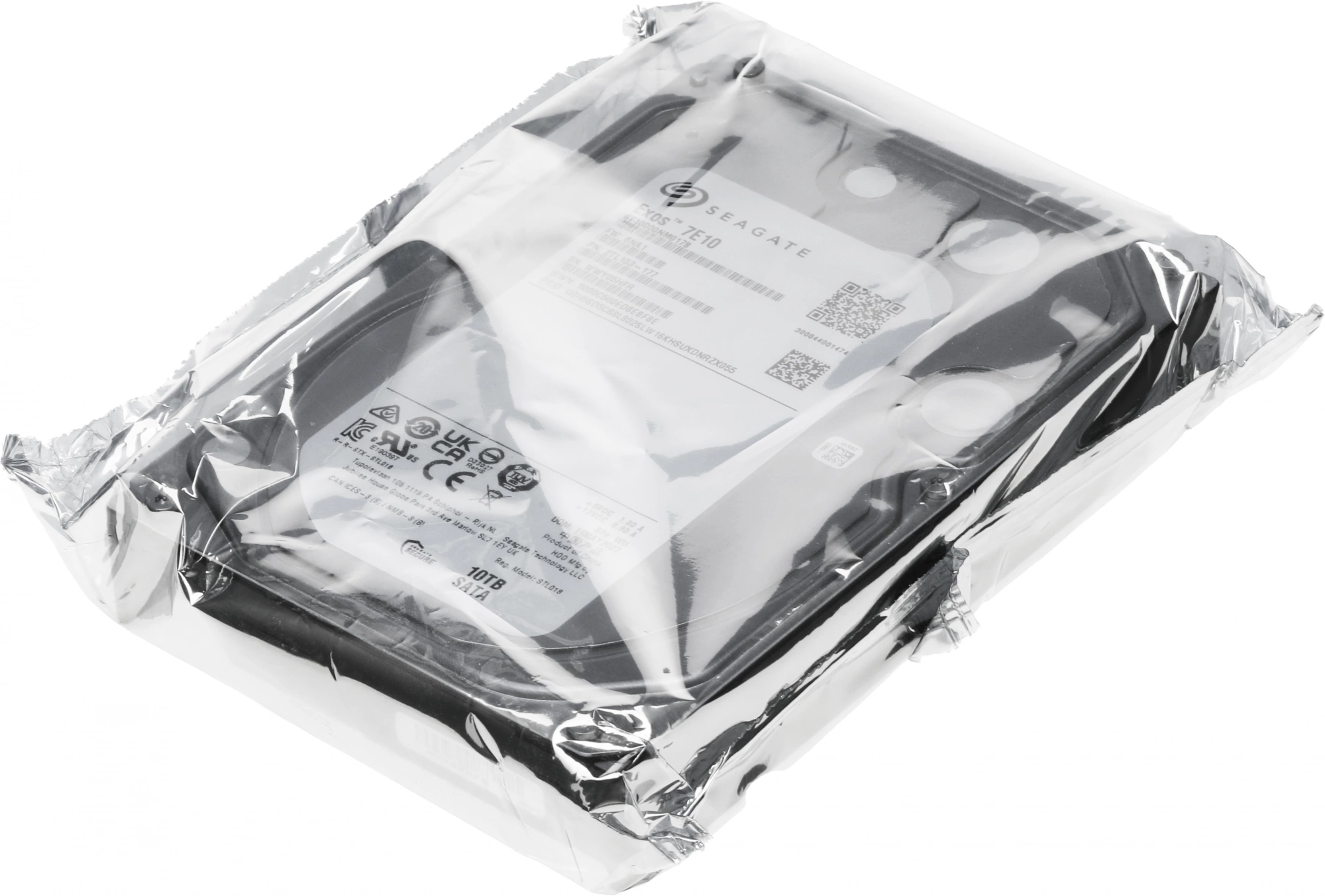 Жесткий диск Seagate SATA-III 10TB ST10000NM017B Server Exos 7E10 4KN (7200rpm) 256Mb 3.5