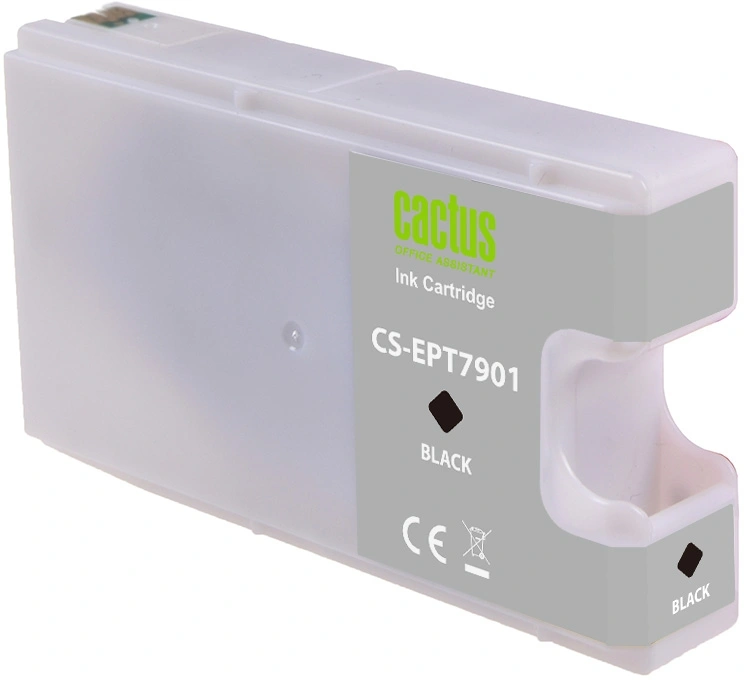 Картридж струйный Cactus CS-EPT7901 79XL черный (59мл) для Epson WorkForce WF-4630 Pro/WF-4640 Pro/WF-5110 Pro