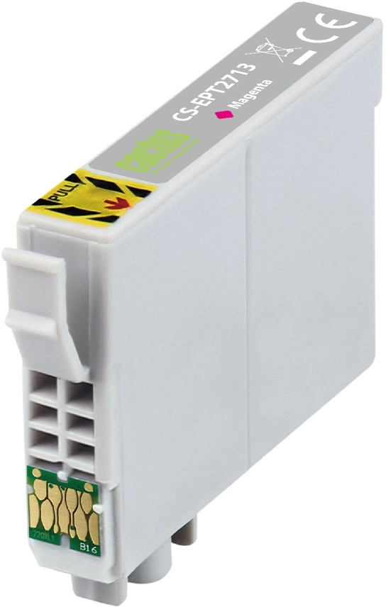 Картридж струйный Cactus CS-EPT2713 27XL пурпурный (17мл) для Epson WorkForce WF-3620/3640/7110/7210